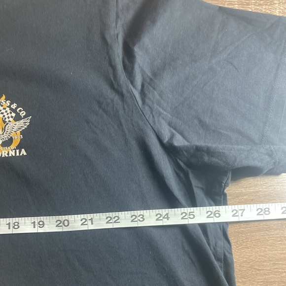 NWT Mens 3XL Black Levi’s Strauss Racing T Shirt - Picture 4 of 6